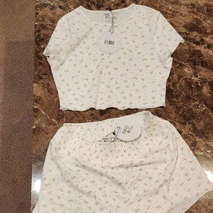 Princess Poly - Size 6 - Cropped Shirt w/Shorts Set